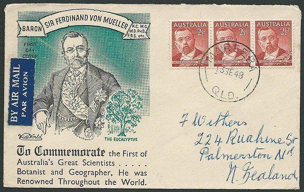 AUSTRALIA 1948 Von Mueller commem FDC......................................41027