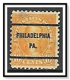 US Precancel #642-61 Philadelphia PA Used