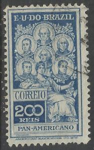 BRAZIL 191 VFU H307-4