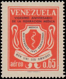 Venezuela #C902, Complete Set, 1965, Never Hinged