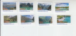 2018 Tajikistan Landscapes (8) (Scott 496-503) MNH