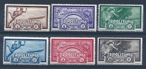 1933 TRIPOLITANIA, Airmail No. 22/27 - Zeppelin - 6 values, MNH**