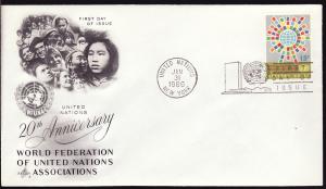 United Nations #155 Artcraft FDC