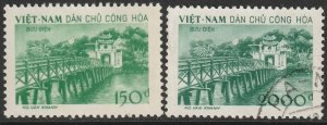 North Vietnam 1958 Sc 86-7 set MNGAI(*)/used