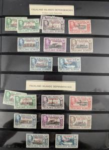 EDW1949SELL : BRITISH COMMONWEALTH Old Time Mint & Used collect Nicely displayed