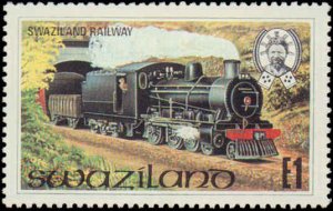 Swaziland #374-377, Cplt Set(4), 1981, Aviations-Airplanes, Trains, Never Hinged