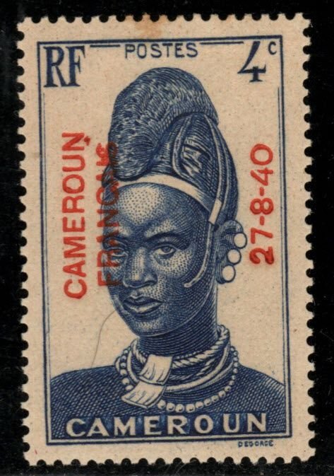 Cameron, French Mandate Scott 257 MH* 1940 overprint