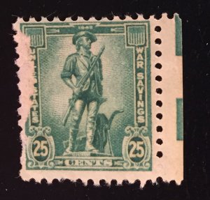 US #S2 Saving Stamp 25c - No gum w/fault