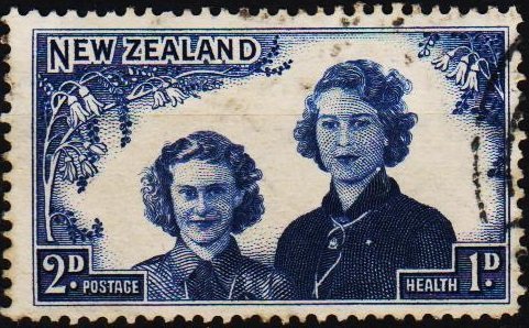 New Zealand. 1944 2d+1d S.G.664  Fine Used