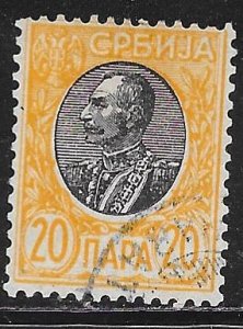 Serbia 91a: 20p Peter I, used, F