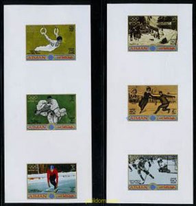 214780 MNH AJMAN 1971 11 JUEGOS OLIMPICOS DE INVIERNO SAPPORO 1972