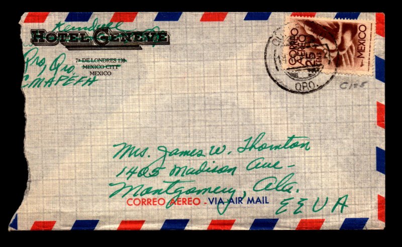 Mexico - (5) 1940s+ Air Mail Covers / Very Nice Group - Lot 0719002