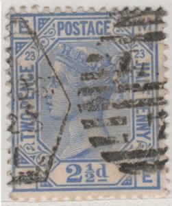 82 SG157 Plate 23  2 1/2d Blue M-E (BL-36)