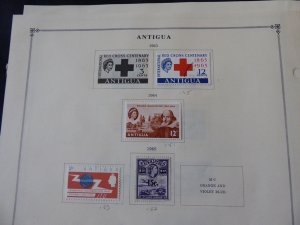 Antigua 1921-1985 Stamp Collection on Scott International Pages