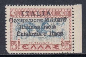 ITALY CEFALONIA - Sass.n.43 cv 2100$ MNH** signed Diena