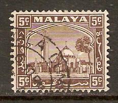 Malaya-Selangor   #48  used  (1935)  