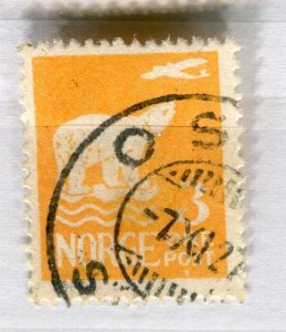 NORWAY; 1925 early Polar Bear pictorial issue fine used 2ore. value