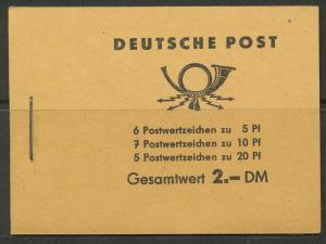 Germany DDR mint booklet #330c, 477b, 333a