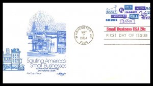 #U606 Small Business  Stamped Envelope – Artmaster Cachet