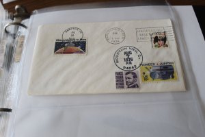 SPACE  COVER - VIKING FDC COMBO - HAMPTON, MOUNTAIN VIEW, PASADENA -#4 OF 32