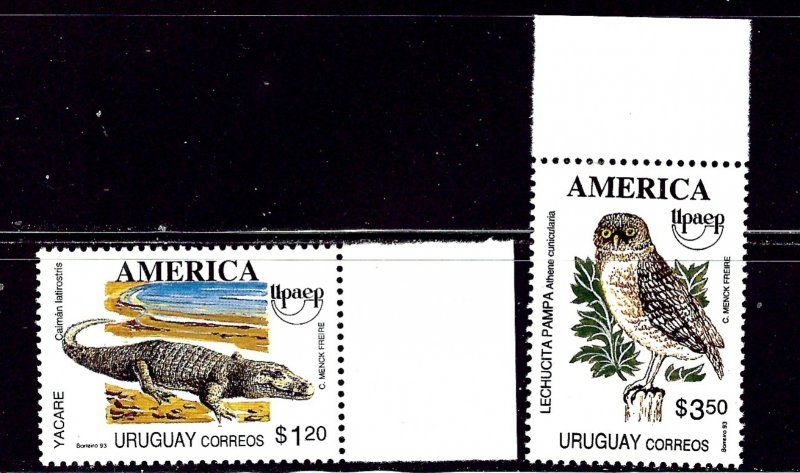 Uruguay 1504-05 MNH 1993 set