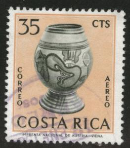 Costa Rica Scott C382 Used 1963 airmail 