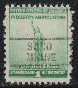 Precancel - Saco, ME - PSS 729