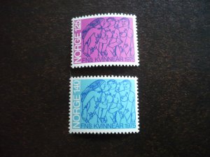 Stamps - Norway - Scott# 649-650 - Mint Never Hinged Set of 2 Stamps