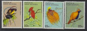 Papua New Guinea, Scott #301-304; Birds of Paradise, MH