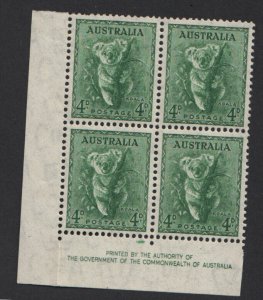 Australia SG188  block mint never hinged