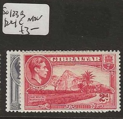 GIBRALTAR  SG123B, 124C      KGVI    1 1/2D, 2D    MOG     P0710A H