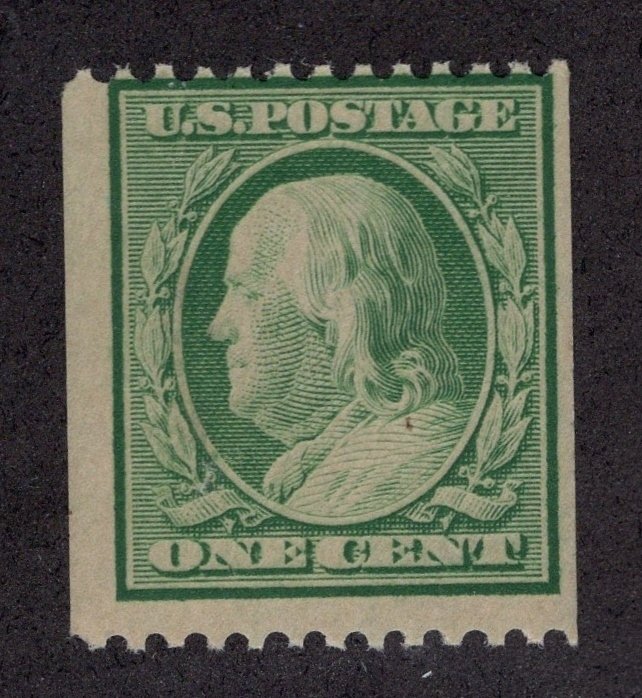 US #348 One Cent Franklin *Minor Fault* ~jm-0048