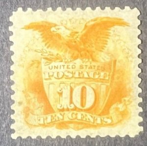 Scott#: 127 - Shield & Eagle 10c 1875 *UNUSED* single stamp w/2006 APEX cert