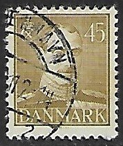 Denmark # 286A - Christian X - 45 öre - used  {Dk5}