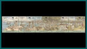 Cocos 1988 Australia Bicentenary, MNH  #172,SG175-SG179