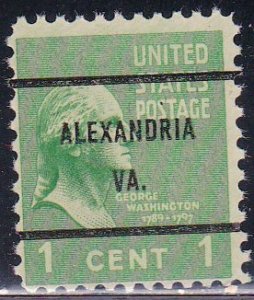 Precancel - Alexandria, VA PSS 804-61 - Bureau Issue