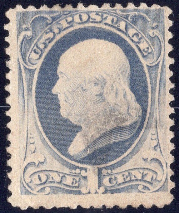 1 cent Ultramarine Franklin 1870-1871  SC145