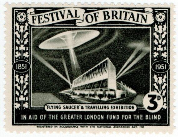 (I.B) Cinderella Collection : Festival of Britain - Flying Saucer 3d