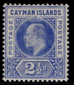 CAYMAN ISLANDS EDVII SG5, 2½d bright blue, NH MINT. Cat £13.