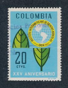 Colombia 1969 Scott 786 used - 20c, Agricultural Sciences 