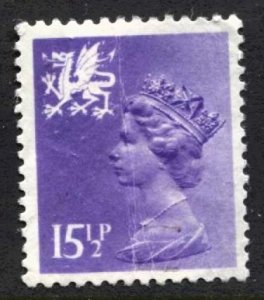 STAMP STATION PERTH Wales #WMH27 QEII Definitive Used 1971-1993