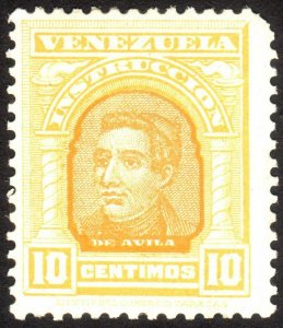 1911, Venezuela 10c, MH, Sc AR36