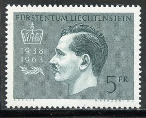 liechtenstein # 375, Mint Never Hinge. CV $ 4.00