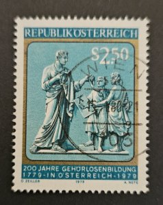 Austria 1979 SG1837 used 2.50s. Bicentenary of education of the deaf