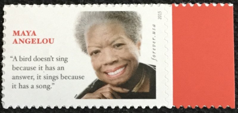 US #4979 MNH Single w/selvage Maya Angelou (.49) $1.00