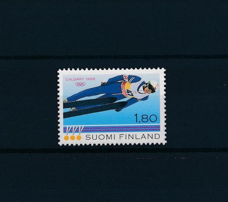 [60880] Finland 1988 Olympic games Calgary Ski jumping MNH