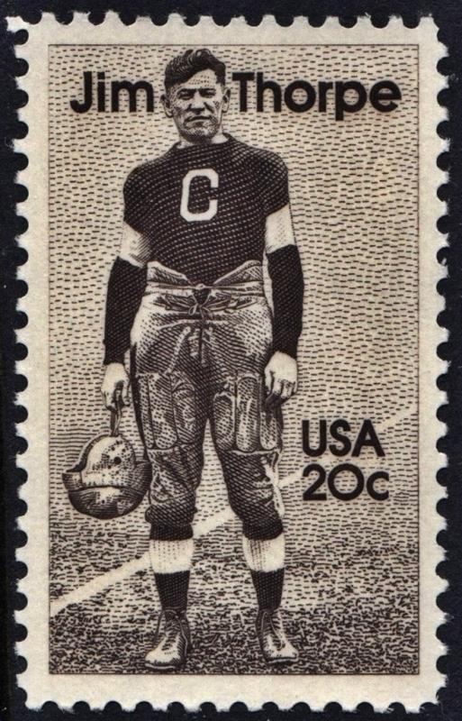 SC#2089 20¢ Jim Thorpe Single (1984) MNH