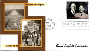 FDC 2009 SC #4384  Fleetwood, March On Washington - New York NY - Single - J2041