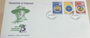 O) 1982 TRINIDAD AND TOBAGO, LORD BADEN POWELL, SCOITUNG YEAR . DISCIPLINE - TOL