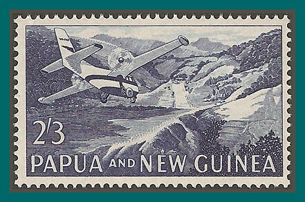 Papua New Guinea 1963 Aircraft Landing, MLH #160,SG48